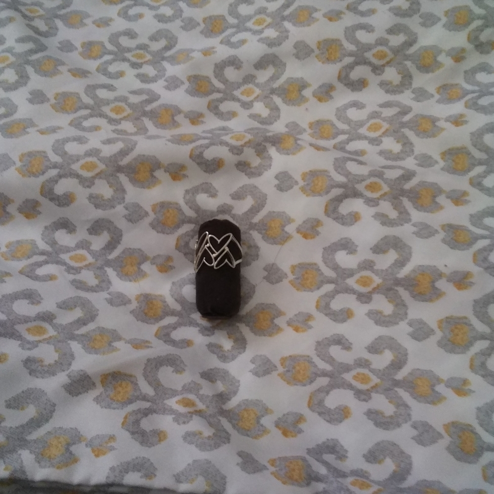 Sterling silver ring heart